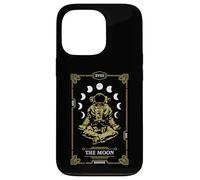 Custodia per iPhone 13 Pro Luna Tarocchi Yoga Astronauta Meditazione Zen Lotus Pose