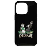 Custodia per iPhone 13 Pro Maglietta da giocatore di golf Pro Chess Pawn Checkmate Strategy