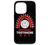 Custodia per iPhone 13 Pro Maglietta da giorno con mal di denti - Giornata nazionale del mal