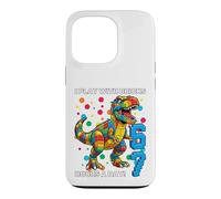Custodia per iPhone 13 Pro Maglietta "I Play With Bricks 6 7 Hours Per Day"