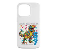 Custodia per iPhone 13 Pro Maglietta "I Play With Bricks 6 7 Hours Per Day"