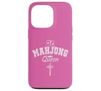 Custodia per iPhone 13 Pro Mahjong Queen of Tiles Mahjong Queen Crown It's Mahjong Time