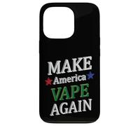 Custodia per iPhone 13 Pro Make America Vape Again Meme dispositivo vaping aromatizzato divertente
