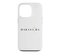 Custodia per iPhone 13 Pro Maranatha citazione greca vieni signore gesù