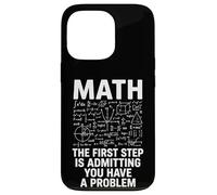 Custodia per iPhone 13 Pro Math The First Step Is Admitting You Have A Problem Algebra