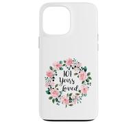 Custodia per iPhone 13 Pro Max 101 Years Loved Men Women 101 Years Old Cool 101st Birthday