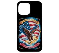 Custodia per iPhone 13 Pro Max 250 Years One Nation Under God - Eagle 1776 Faith American