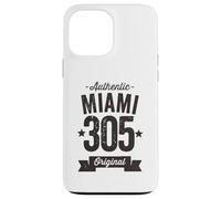 Custodia per iPhone 13 Pro Max 305 Miami Codice Area Distressed Authentic USA