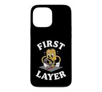 Custodia per iPhone 13 Pro Max 3D Printing First Layer Maker Humor