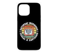 Custodia per iPhone 13 Pro Max 70s 80s 90s Retro Kid sabato mattina cereali e cartoni animati