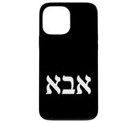 Custodia per iPhone 13 Pro Max Abba Padre Lettere Ebraiche Papà Biblico Israele Versetto Biblico