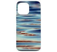 Custodia per iPhone 13 Pro Max Abbastanza blu e marrone riflesso dell'acqua delle onde