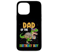 Custodia per iPhone 13 Pro Max Abito da festa di compleanno Dad Of The Dinosaur Squad Daddy