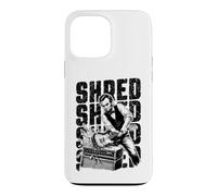 Custodia per iPhone 13 Pro Max Abraham Lincoln Chitarra Elettrica Smash Shred Chitarrista Musica