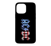 Custodia per iPhone 13 Pro Max AC/DC Old Glory Bandiera Americana Logo