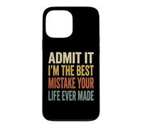Custodia per iPhone 13 Pro Max Admit It Im The Best Mistake Divertente Retro Coppie Citazione
