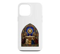 Custodia per iPhone 13 Pro Max Adorazione eucaristica Cattedrale gotica Mosaico Opera d'arte