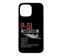 Custodia per iPhone 13 Pro Max Aereo da caccia americano P51 Mustang della seconda guerra