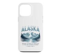 Custodia per iPhone 13 Pro Max Alaska Dove il Silenzio è Infinito e il Cielo è Più Vicino