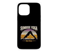 Custodia per iPhone 13 Pro Max Alba Yoga Best Class Retro Mattina Allenamento