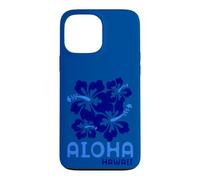 Custodia per iPhone 13 Pro Max Aloha Hawaii Blue Hibiscus
