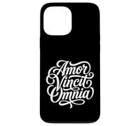 Custodia per iPhone 13 Pro Max Amor Vincit Omnia Frase Latina L'amore conquista tutti