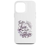 Custodia per iPhone 13 Pro Max Amore e Speranza Accoglienza e Famiglia Unita