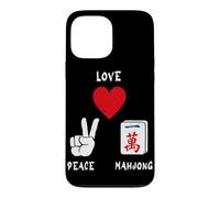 Custodia per iPhone 13 Pro Max Amore Mahjong Gioco Cinese Amore Giocare Mahjong Amante