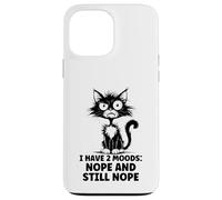 Custodia per iPhone 13 Pro Max Angry Stressed Cat divertente stress meme regalo per gli amanti dei gatti