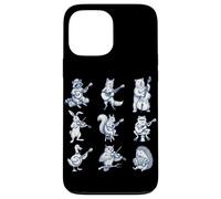 Custodia per iPhone 13 Pro Max Animale Musica Band Suonare Strumenti Chitarra Amante della