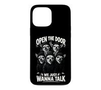 Custodia per iPhone 13 Pro Max Apri la porta Vogliamo solo parlare Chihuahua divertente