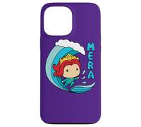 Custodia per iPhone 13 Pro Max Aquaman Movie Chibi Mera and Mermaid Wave