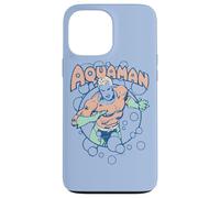 Custodia per iPhone 13 Pro Max Aquaman Swimming Bubbles