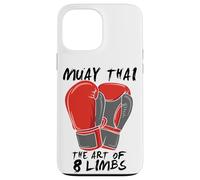 Custodia per iPhone 13 Pro Max Arti Marziali Muay Thai L'arte di 8 arti citazione Thai Boxing