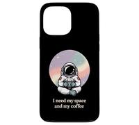 Custodia per iPhone 13 Pro Max Astronaut Cosmonaut Coffee Cafe Spacewalk Gift