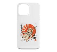 Custodia per iPhone 13 Pro Max Astronauta giapponese Cosmic Wanderer Space Cat
