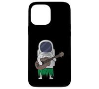 Custodia per iPhone 13 Pro Max Astronauta Spazio Esterno Ukulele Luau Carino Divertente Hawaii