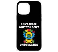Custodia per iPhone 13 Pro Max Autistic don't judge what you don't understand autism