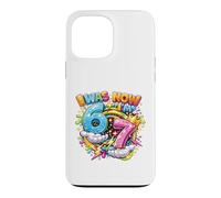 Custodia per iPhone 13 Pro Max Avevo 6 anni Ora sono 7 Drip Six Seven 7th Birthday Ice Cream Drip