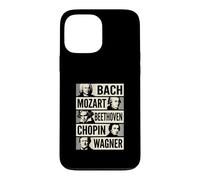 Custodia per iPhone 13 Pro Max Bach Mozart Beethoven Chopin Wagner Icone Classiche