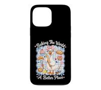 Custodia per iPhone 13 Pro Max Baking The World A Better Place Cute Goose Pun Bake Design