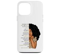 Custodia per iPhone 13 Pro Max Bambini Black Pride Girls I Am Black Girl Magic Cheetah Leopard