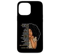 Custodia per iPhone 13 Pro Max Bambini Black Pride Girls I Am Black Girl Magic Leopard Cheetah