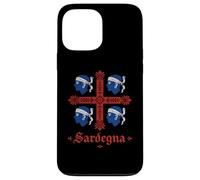 Custodia per iPhone 13 Pro Max Bandiera Sardegna Quattro Mori Sardegna Orgoglio Italia Design