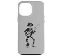 Custodia per iPhone 13 Pro Max Banjo Dancing Skeleton Bluegrass Music Festival