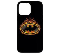 Custodia per iPhone 13 Pro Max Batman Bat Flames Shield