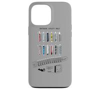 Custodia per iPhone 13 Pro Max Batman Utility Belt Schematic