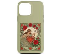 Custodia per iPhone 13 Pro Max Bellezza e la ferita Vintage Art Nouveau Romance