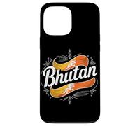 Custodia per iPhone 13 Pro Max Bhutan Dragon Flag Heritage National Travel