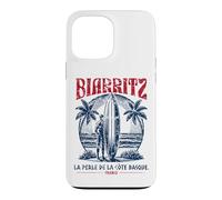 Custodia per iPhone 13 Pro Max Biarritz France Surf Summer - Stampa invecchiata